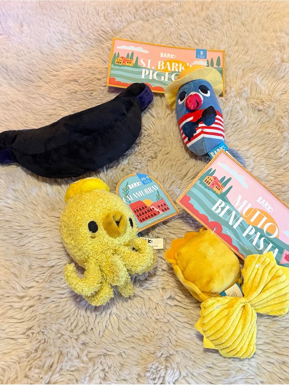 BarkBox Italy Playcation collection 3 piece set